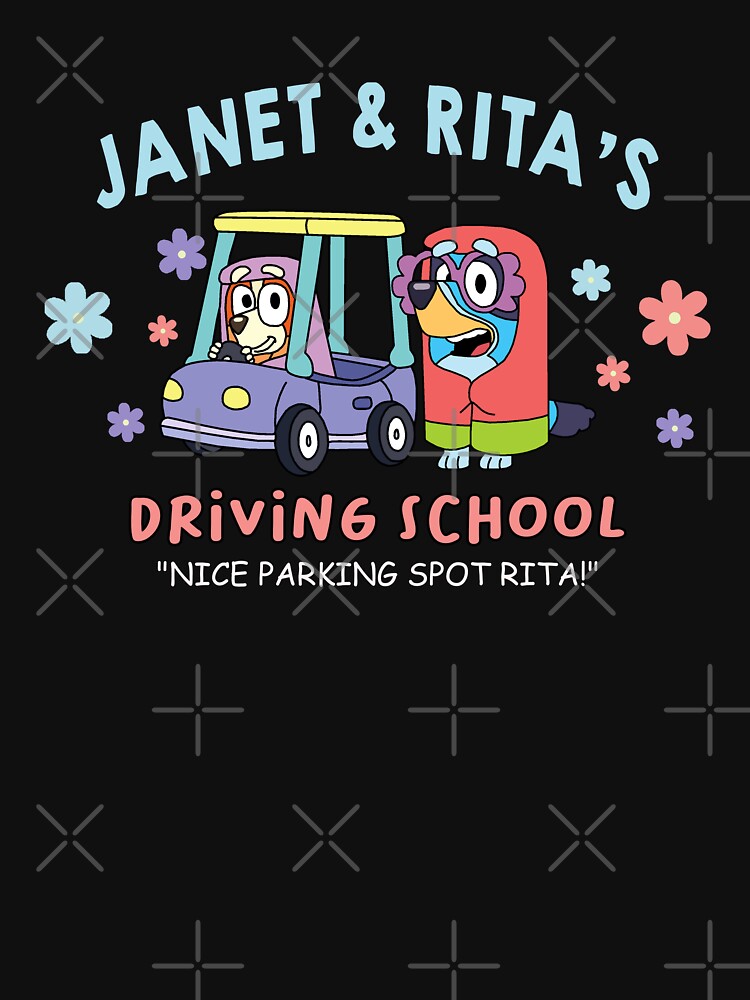 funny bluey and bingo driving school by fahhmemedropss