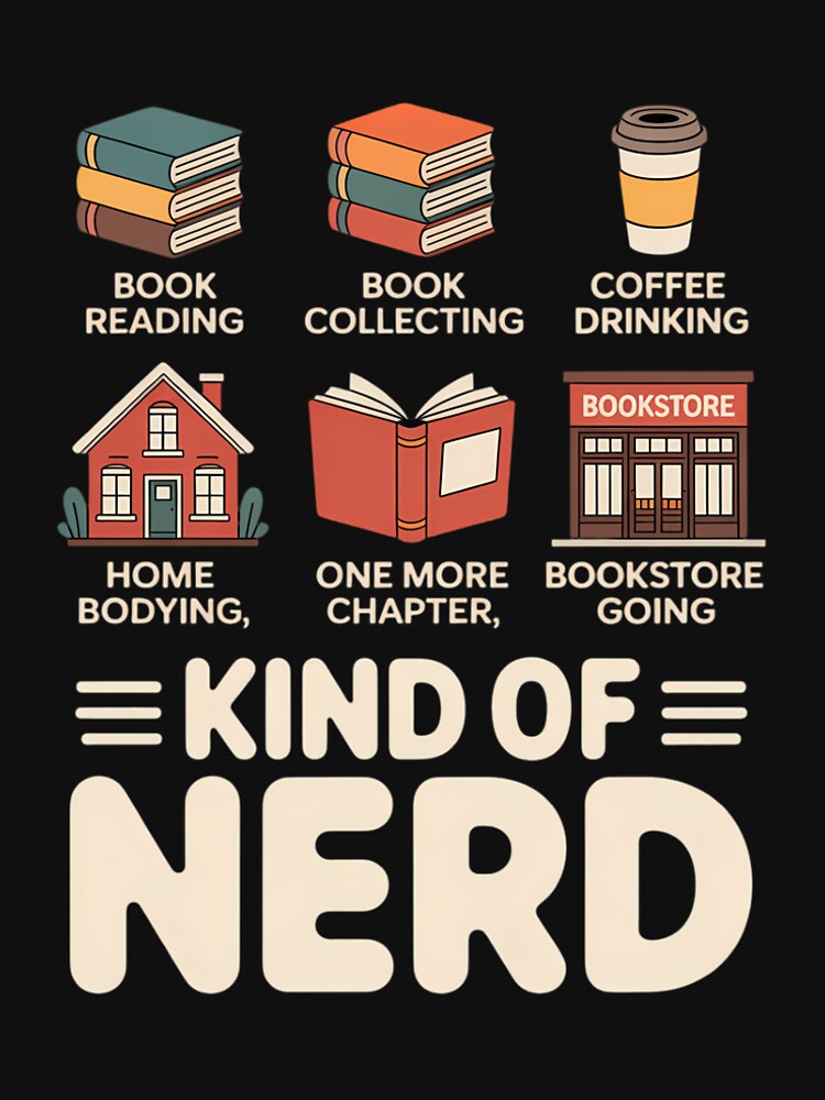 I'm The Kind Of Nerd Book Reading Coffee Drinking by TrinaEspinoza