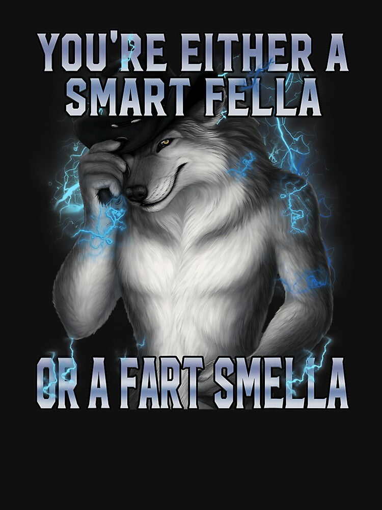 Smart Fella Alpha Wolf Meme Funny Werewolf Cursed Meme by mjohnson9