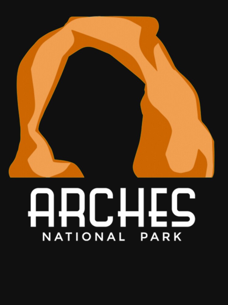 Arches National Park 1929 Moab Utah American Tshirt by Clavitaps