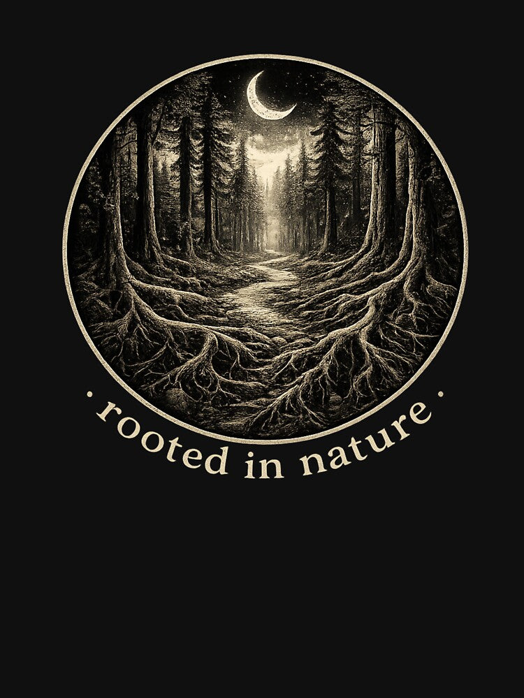 Rooted in Nature Forest (light text) by halesyeahhh