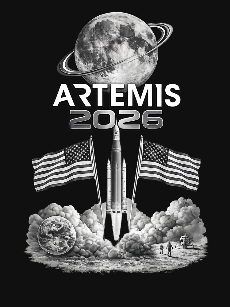 Artemis 2026 Moon Mission NASA Space Program Exploration by Vlinart
