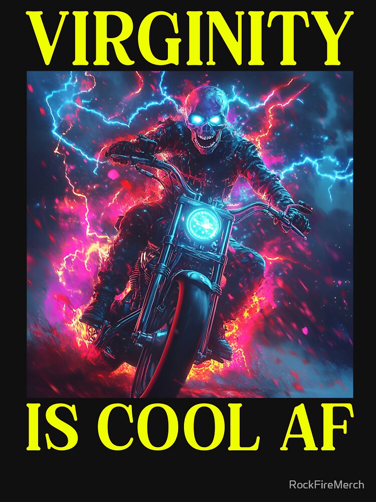Virginity Is Cool AF Funny Virgin by RockFireMerch