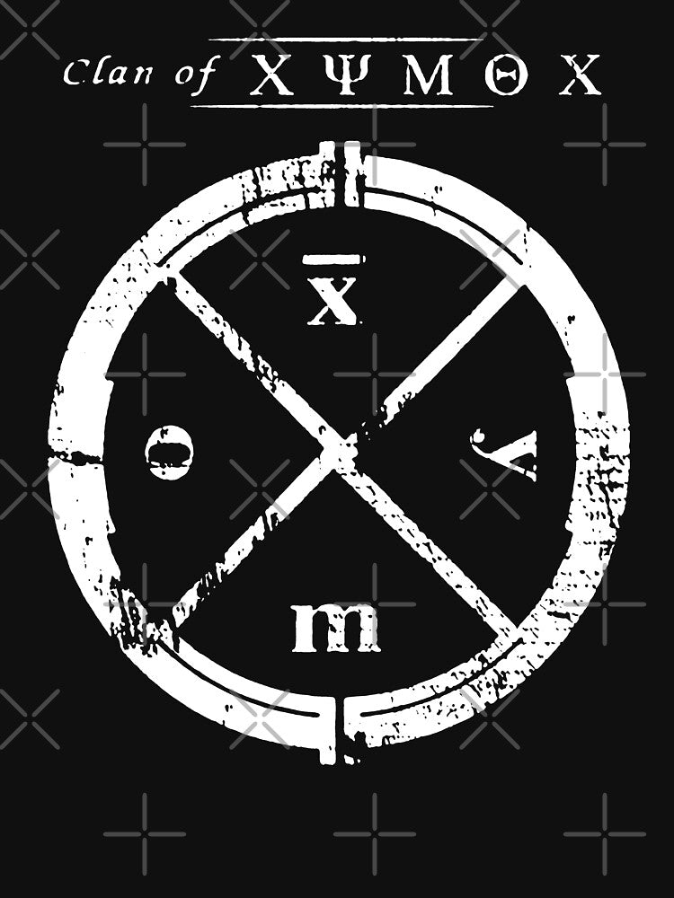 Clan of Xymox - distressed logo by Kevin Chaves