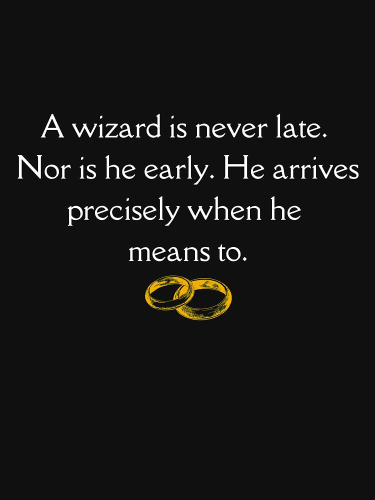 A wizard is never late by catoo666