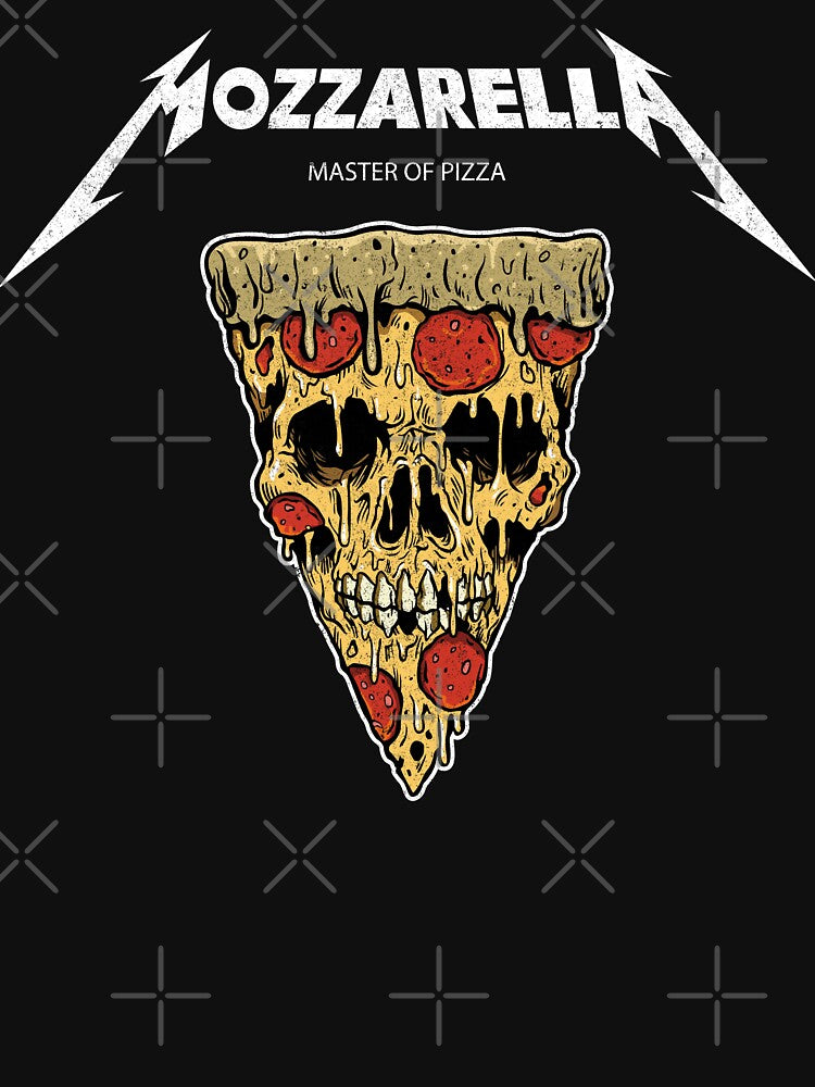 Pizza and Heavy metal, (Mozzarella Master of Pizza) by boec gear