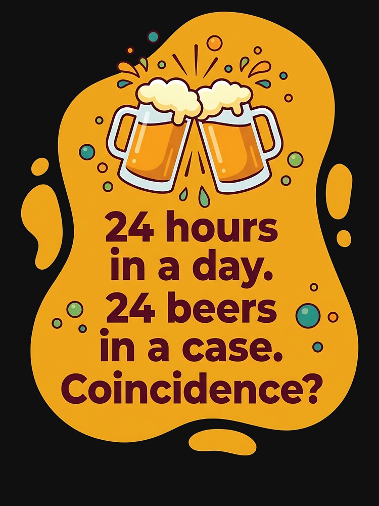 24 hours a day 24 beers in a case. coincidence? | Beer by SocialStaticz