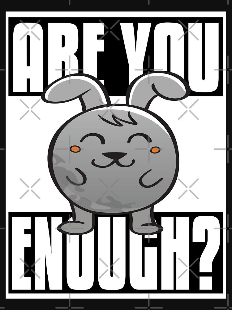 Are You Dog Enough? Kawaii Lovable Cute Adorable Cartoon Dog by ProjectX23
