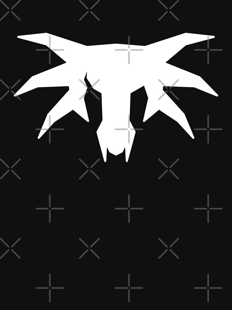 Gothic PiranhaBytes minimalistic white fill sleeper mask by RedguardStrong