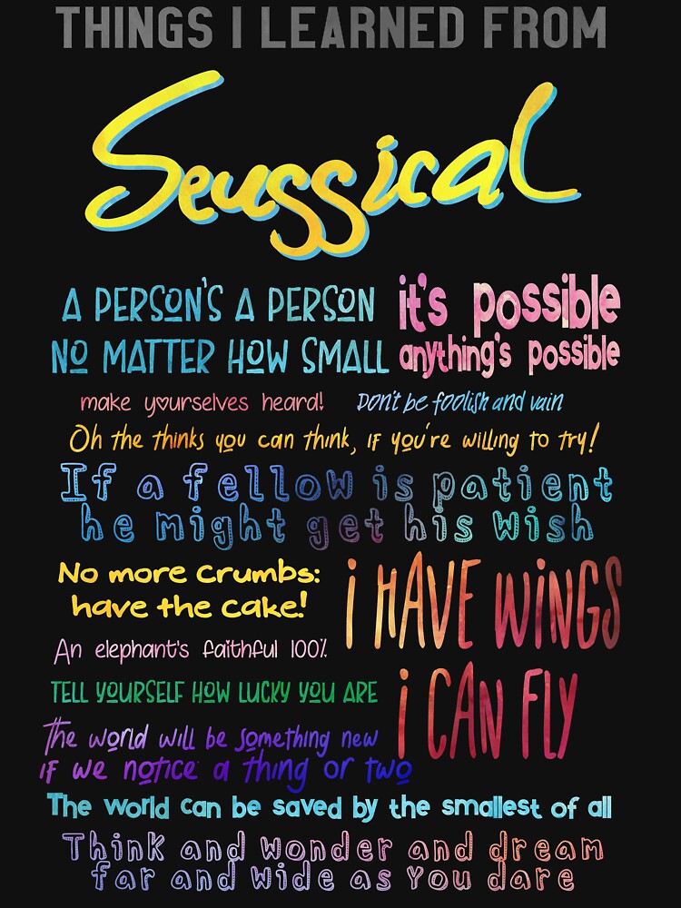 Things I Learned from Seussical by Theatre Thoughts