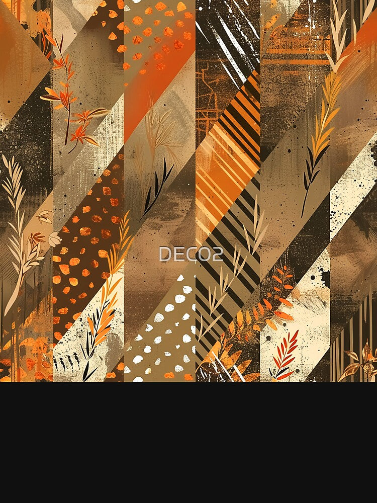 Boho Earth Tones, Taupe, And Warm Orange Designs by DEC02