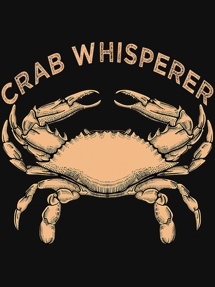 Crab Whisperer Vintage Crabbing Hunting Fishing Crabs by definitediffere