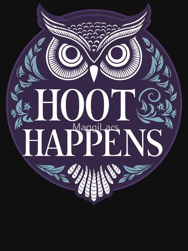 Owl Sarcastic Animal hoot happens by MaggiLars
