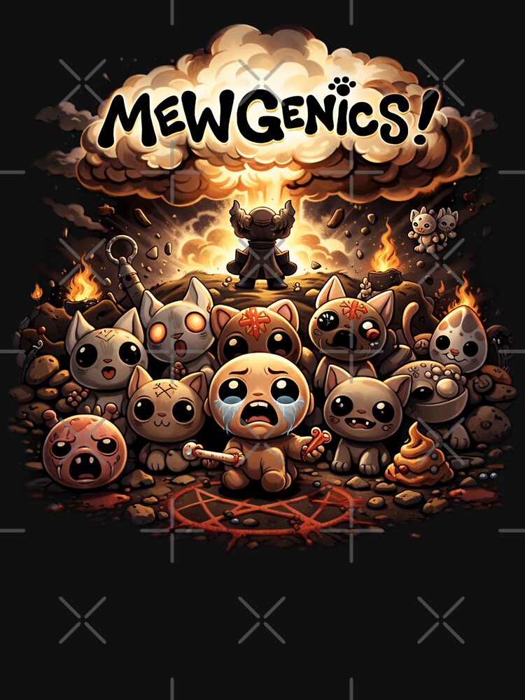 Mewgenics x The Binding of Isaac Mashup – Dark Cute Apocalypse Art by DogLord