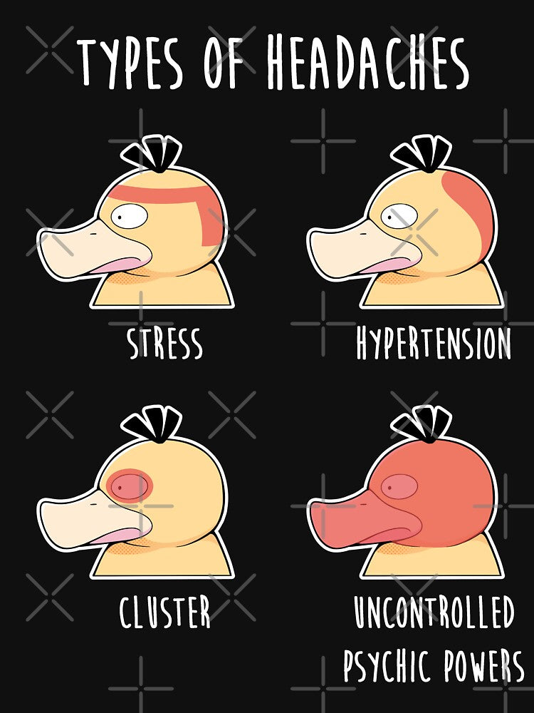 Types of Headaches Psyduck Funny Anime Meme by KasefsWorld
