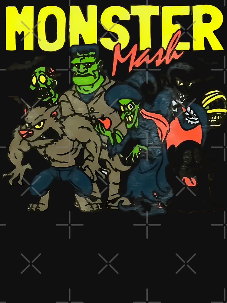Retro Halloween Comfort Colors shirt, Monster Mash TShirt, Vintage Ghost Halloween t-Shirt, Monster Tee, Retro Fall Top, Fall Shirt by Anto0fficial