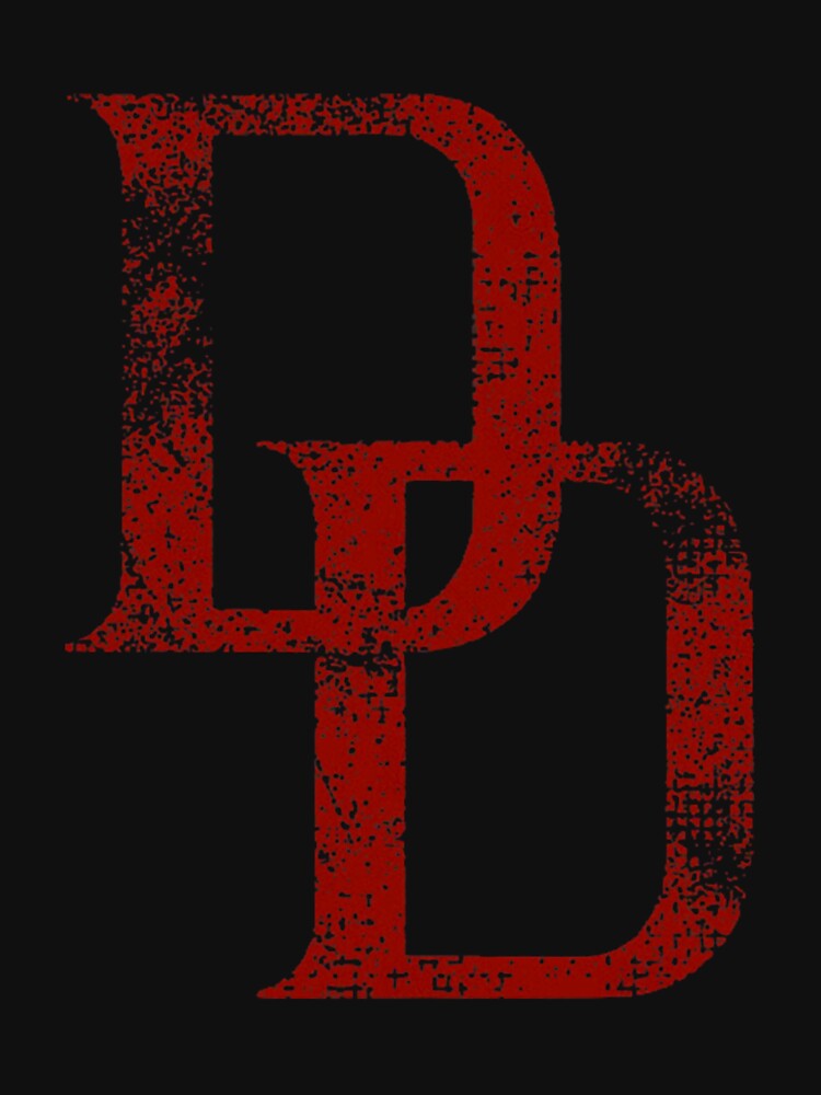 Vintage Daredevil Logo Distressed by archiwyzardArt