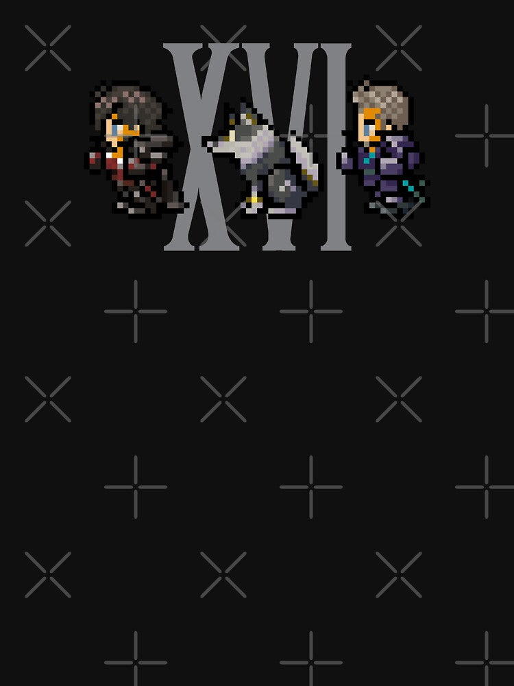 Clive, Torgal, and Cid XVI Design | FFXVI Pixel Party Members | Final Fantasy 16 by AFKApparelGG