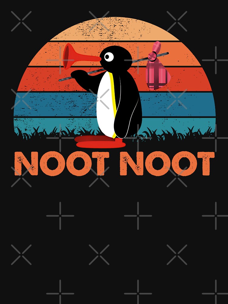 Noot Noot Pingu - Retro Vintage Animal Cute by Boydesdo