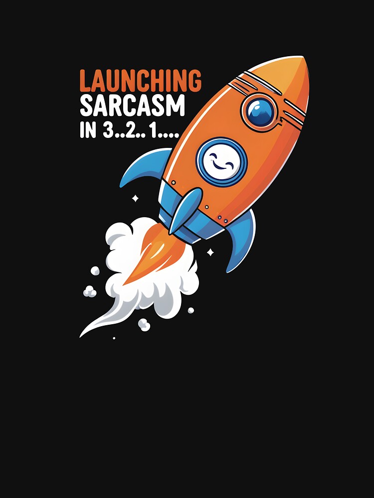 Sarcasm Blastoff ? by PrintHavenStore