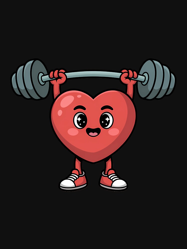 Valentines Day Heart Workout Fitness by IdunayaStore