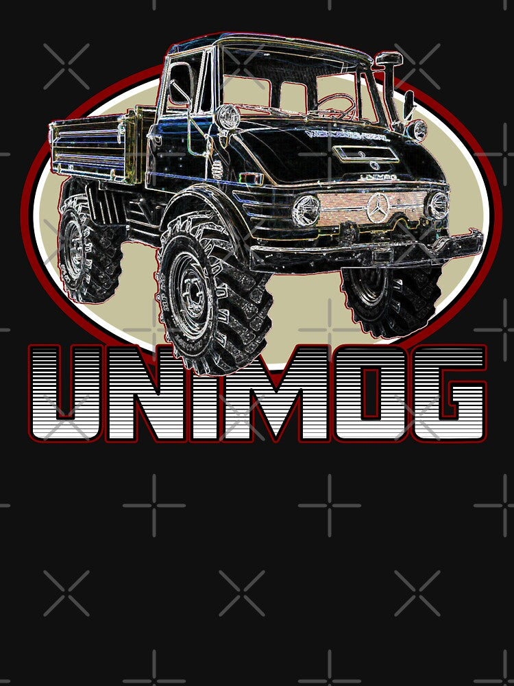UNIMOG oldschool (black background) by Groenendijk