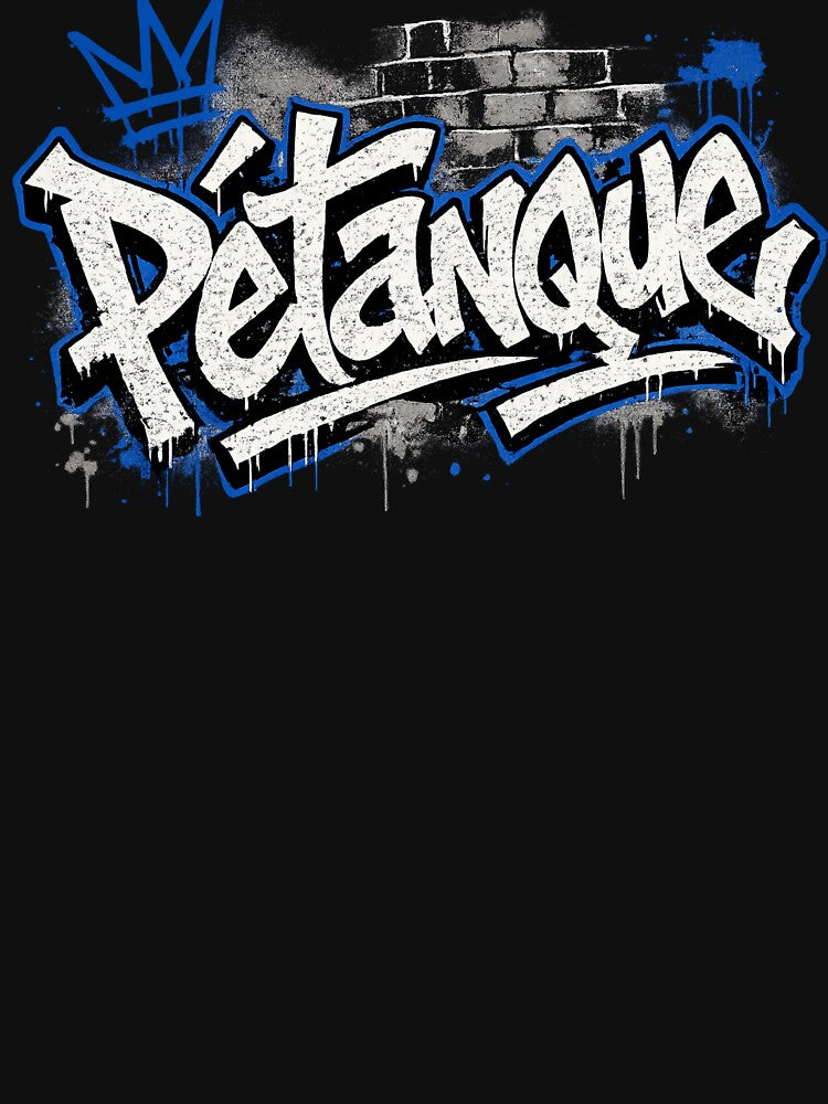 Graffiti - petanque T-shirt design by BouleDogs