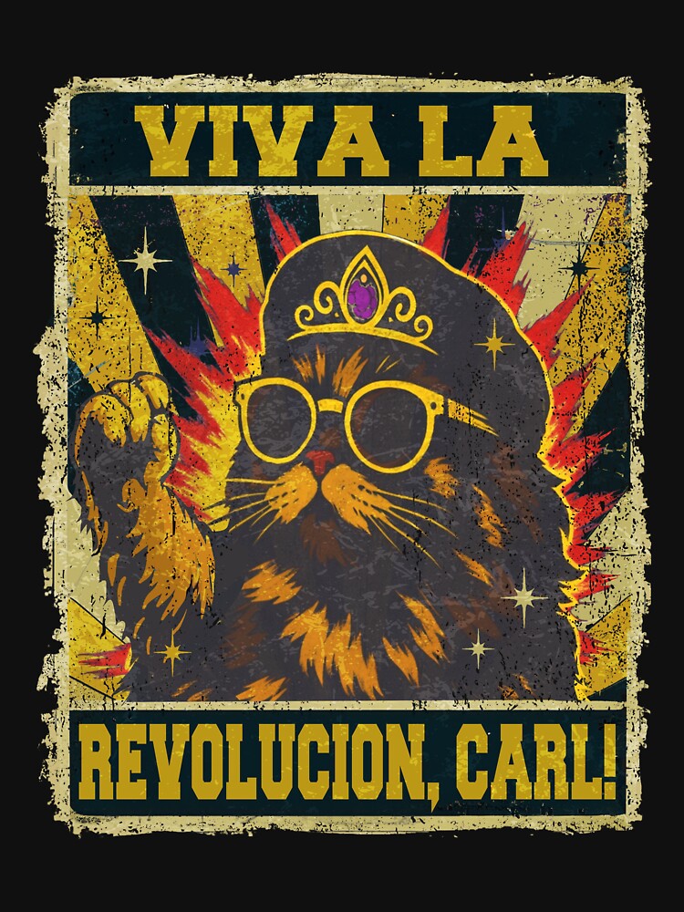 Iviva La Revolution Carl Cat Lover by Ortigzitoun