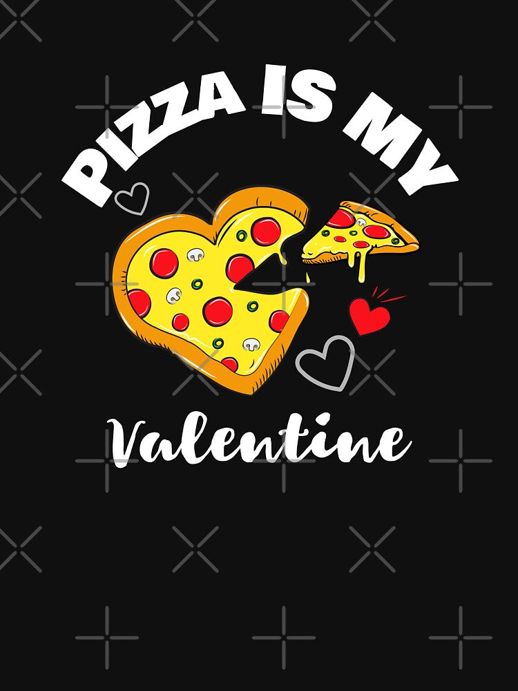 Pizza Is My Valentine awsome desgin Heart Cute by KLINESTORE
