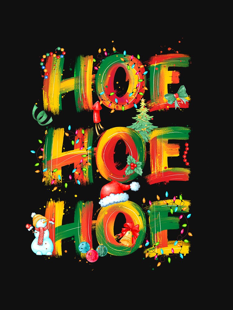 Ugly christmas sweater sweatshirt Hoe Christmas Season! by MerchandClothes