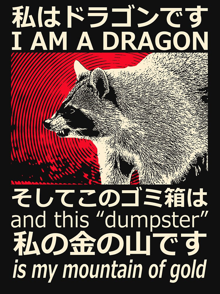 Dragon Raccoon Japanese by VintageMedatsu