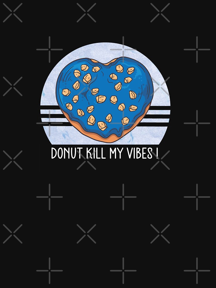 Funny Donut Pun: Blue Glazed Doughnut by the-Z3nith
