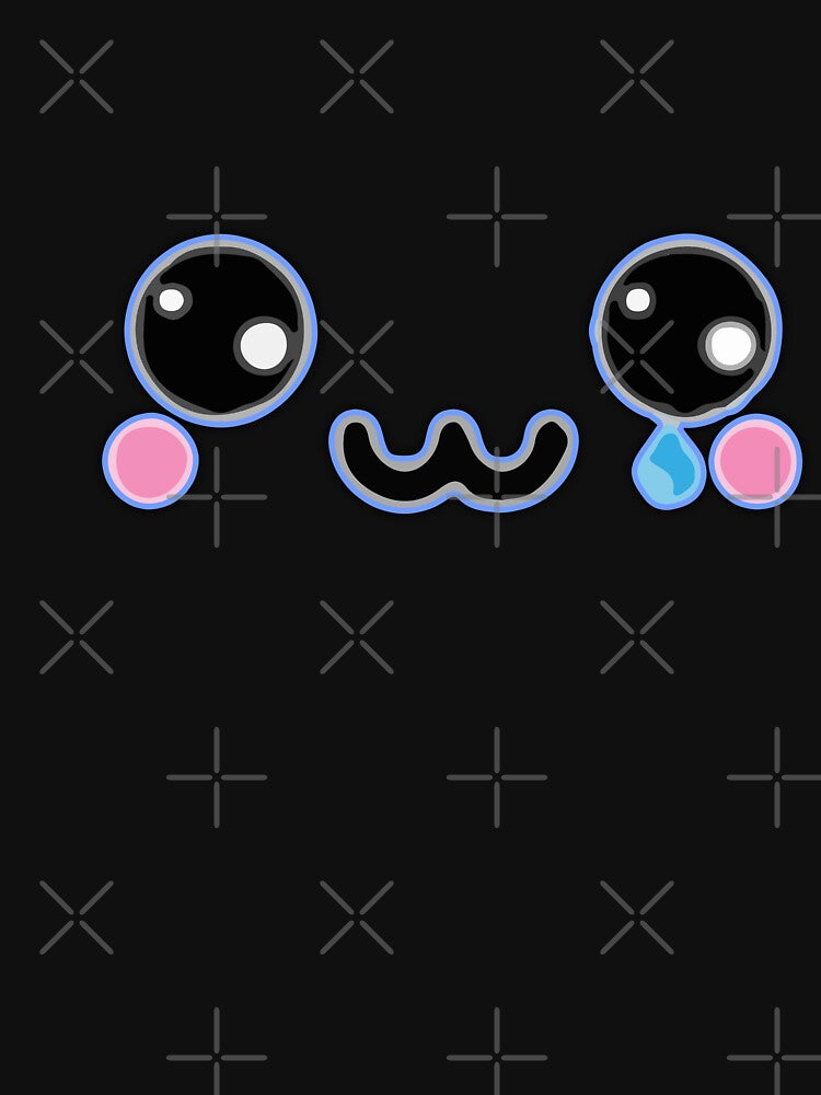 Kawaii cute sad teary face by Kam-designs