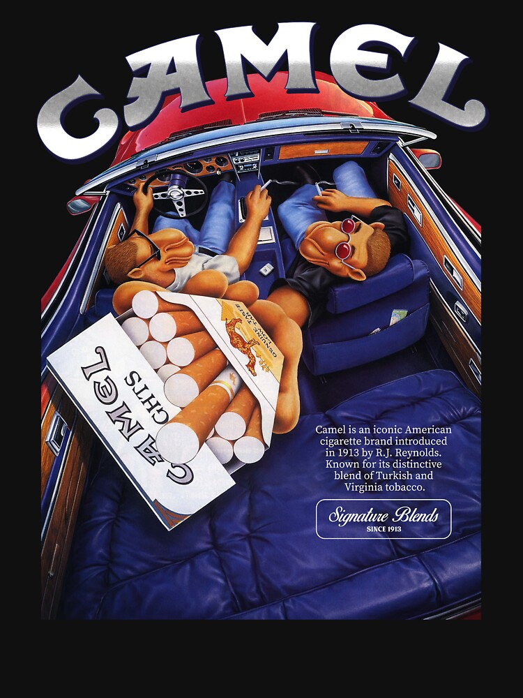 Camel Cigarettes, Retro, Poster by SheriPeroni