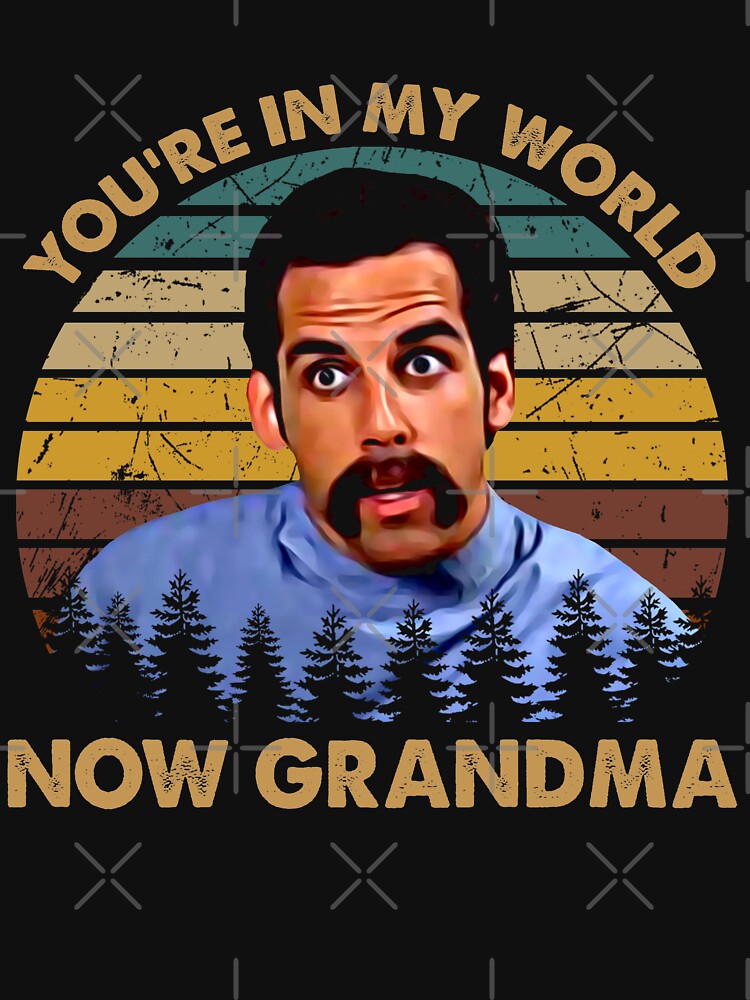 Vintage Happy Art Gilmore Comedy Film - You're In My World Now Grandma by NancyLucy9