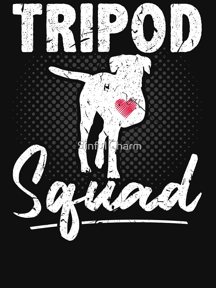 Tripod Squad Three Legged Dog Amputee Puppy Adoption by Sinful Charm