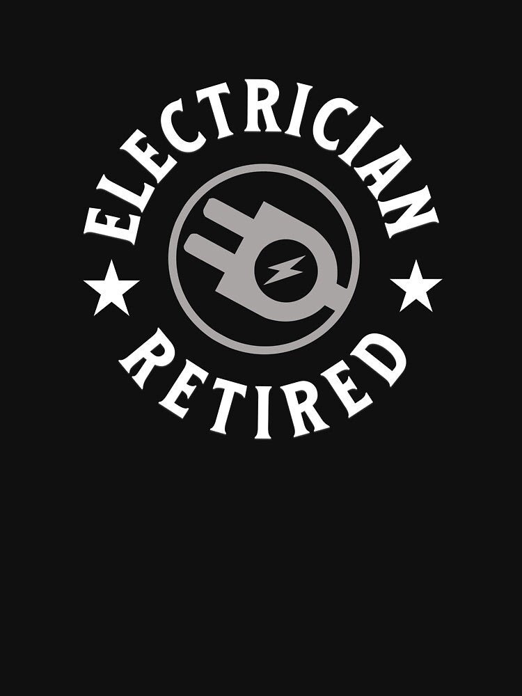Electrical Retired – Retired Electrician Shirt by Tee Standard Designs