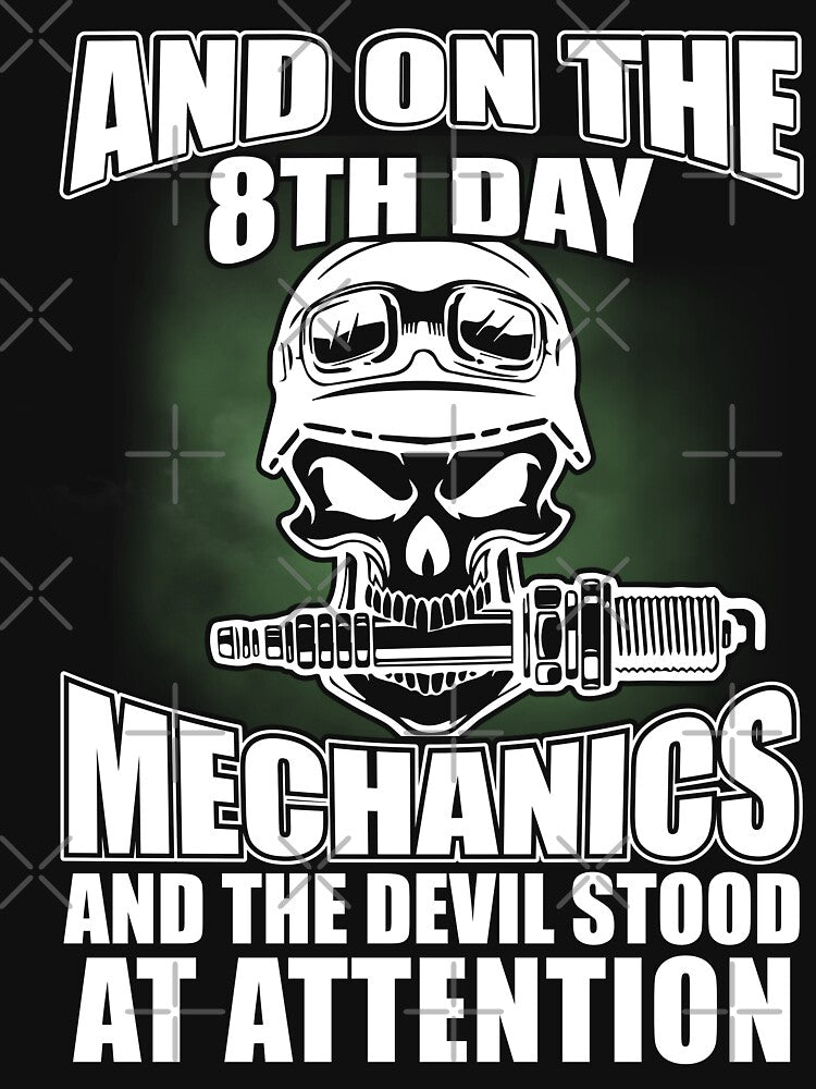 And On The Day God Created Mechanic / Mechanics / Car by Tee Hub