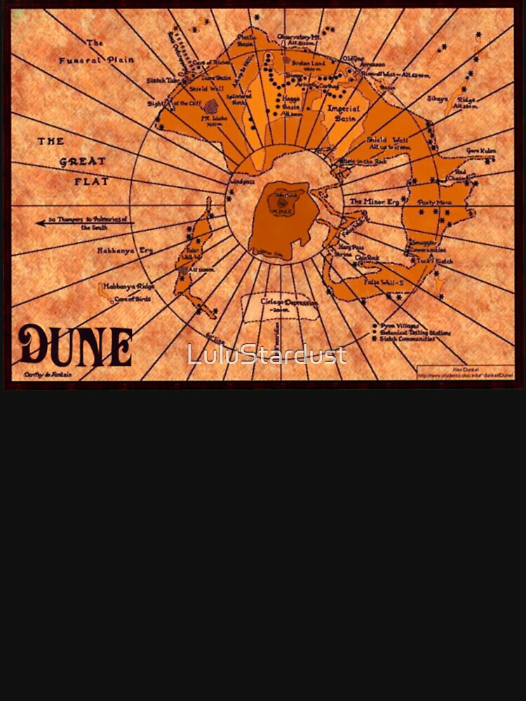 DUNE Map by LuluStardust