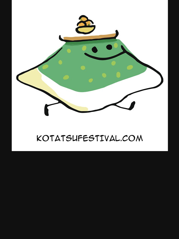 Kotatsu Festival Character - Green Table with Dot Pattern by KotatsuFestival