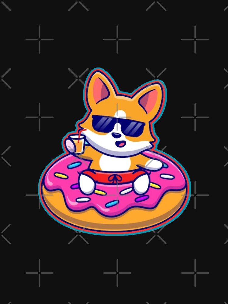 kawaii shiba inu dog bubble tea boba japan corgi by comicc