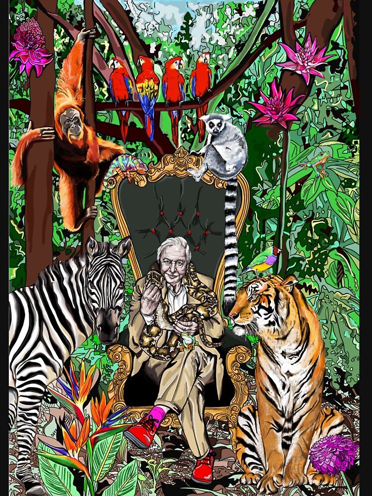 David Attenborough Jungle Creatures by Celestia1l24