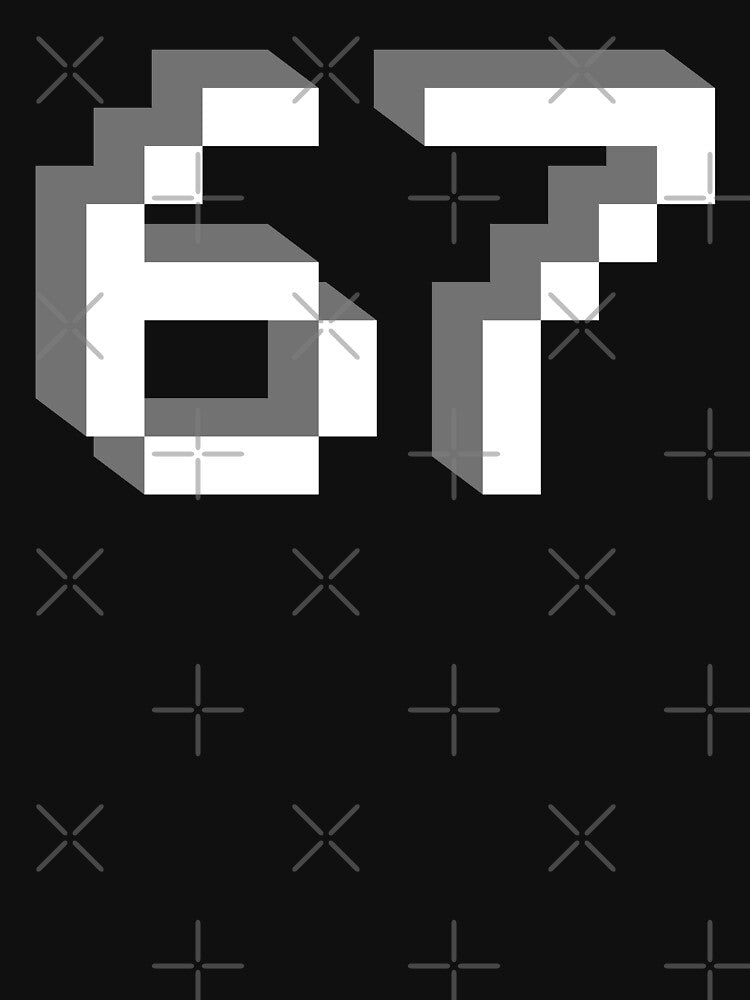 Six Seven 67 Pixel Meme by NosandEdgy