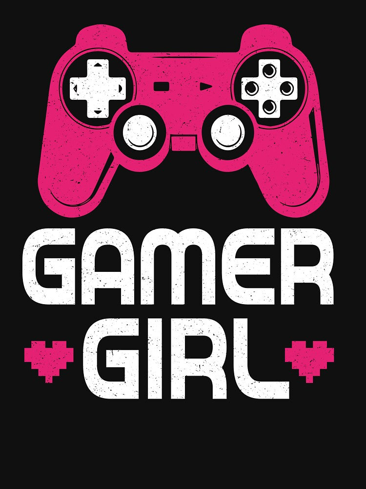 Funny Gamer Girl Tshirt by SunsetGloww