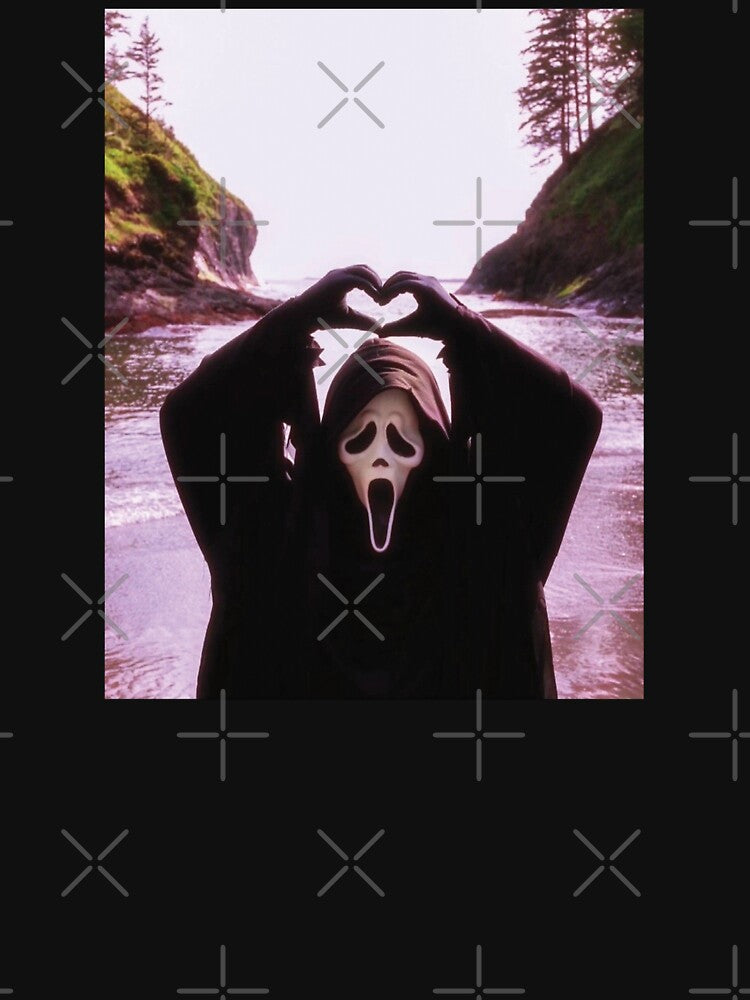 Funny Heart Hands Ghostface Emoji by catnolioo