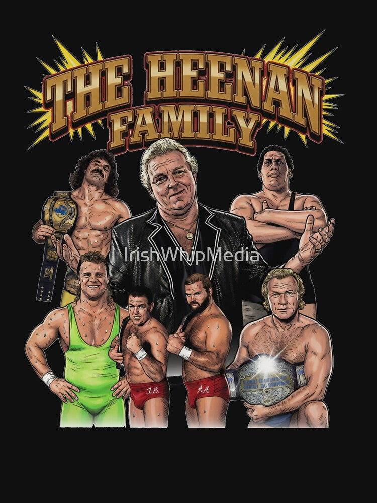 The Heenan Family Wrestling tshirt - Bobby The Brain Heenan & His Champions Art Print by The Irish Whip