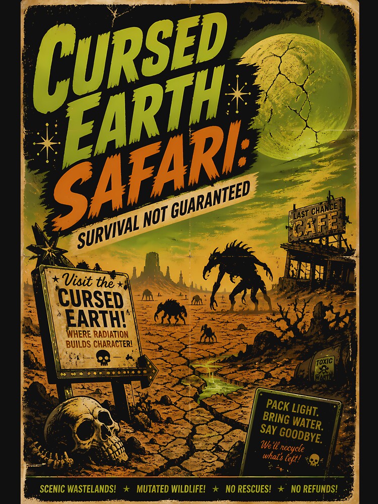 Cursed Earth Tourism Poster by agearb