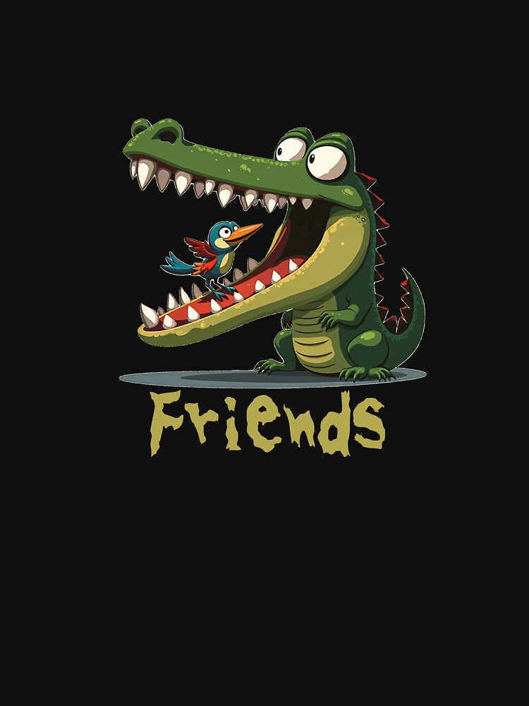 Friends: Crocodile, Little Bird by Inklivion