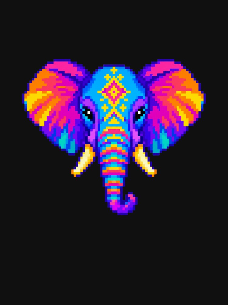 Elephant Pixel Art by BhadzCheetah