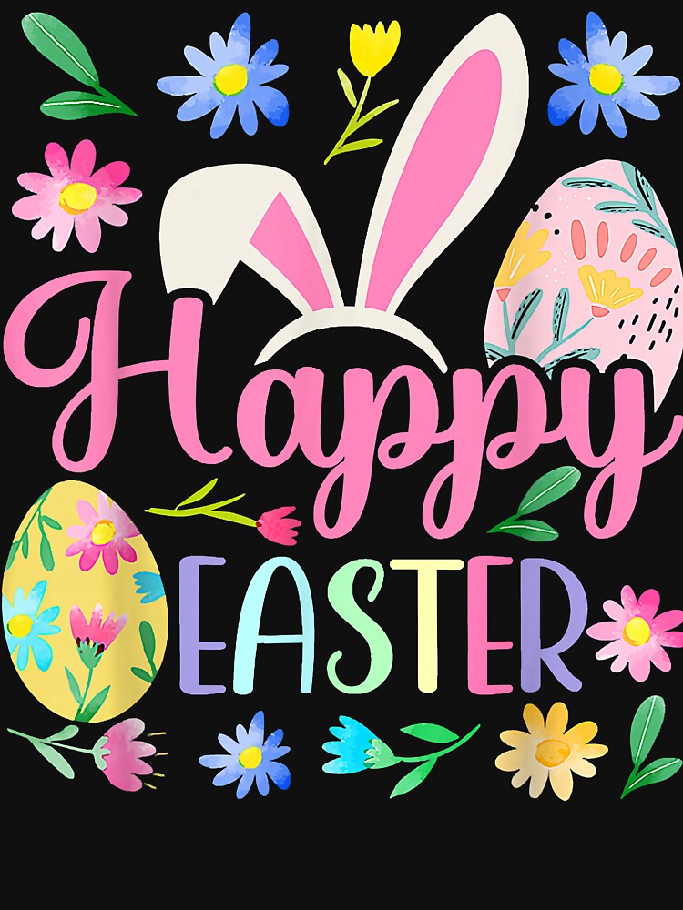 Happy Easter Eggs Men Women Girls Boys Easter Bunny Easter T by bunngu2020
